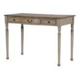 Vieux Olive Green Aged Console Desk